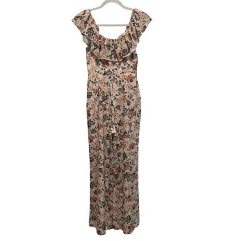 Tularosa Waverly Off Shoulder Floral Wide Leg Jumpsuit XS - Picture 6 of 10